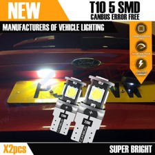 Ford Fiesta Mk7 Mk 7 Xenon White LED Number Plate License Light Bulbs Upgrade