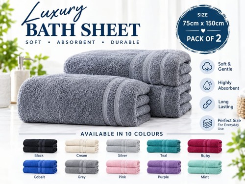 Premium terry bath sheet - premium,