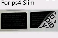 Sony PS4 Playstation 4 Slim Replacement Warranty Seal Sticker 2 Piece Set