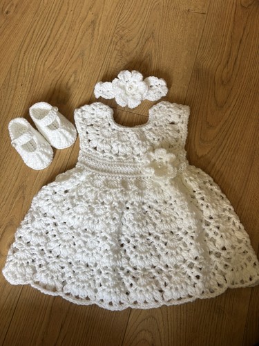 Crochet lace dress - dress, 0-3
