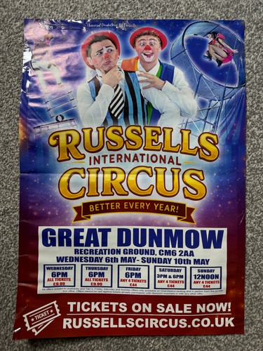 Russell circus poster 2026 - circus,