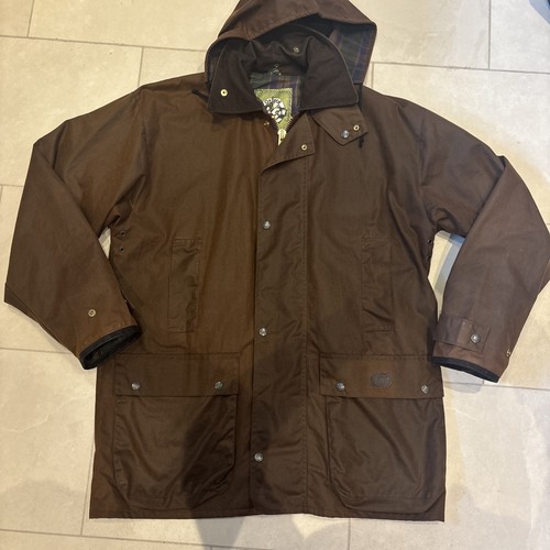 Oxford blue wax jacket with - oxford,