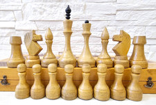 Large Vintage Soviet Wooden