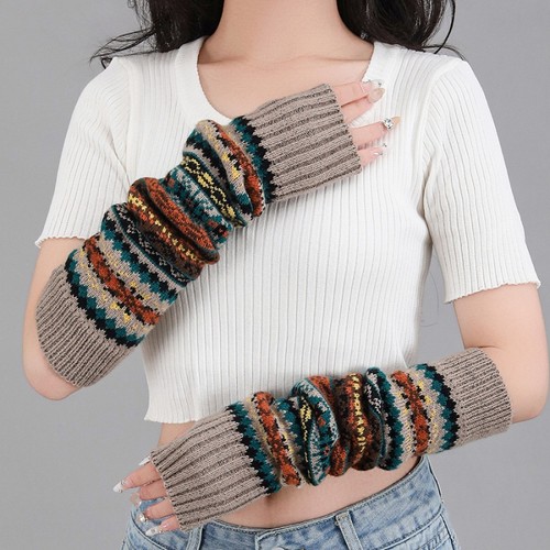 Women arm warmers bohemian - warmers,