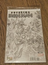 SUPERIOR IRON MAN 1 1:200 VARIANT NM RARE ALEX ROSS SKETCH 1st VERSION 1 STARK