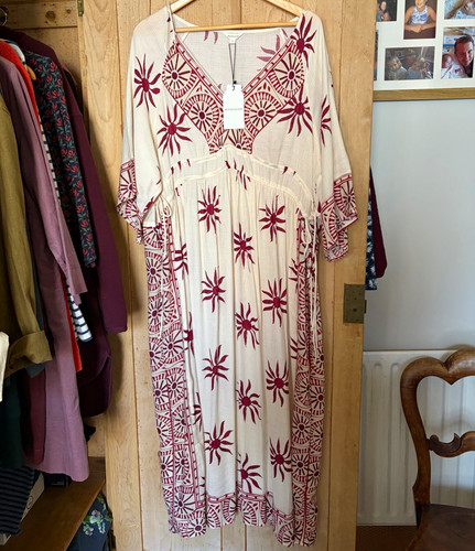 Monsoon ecovero kaftan midi - monsoon,
