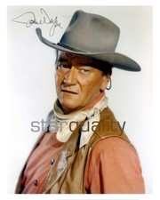 John Wayne 10x8 Signed