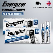 Energizer AA AAA Ultimate Lithium Batteries 1.5V LR6 L91 Long Expiry UK Seller