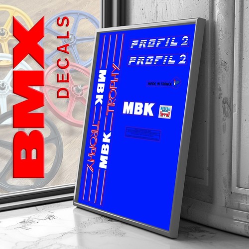 Vintage bmx repro stickers - repro,