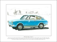 FIAT 850 Coupe 64-73 - A4 size