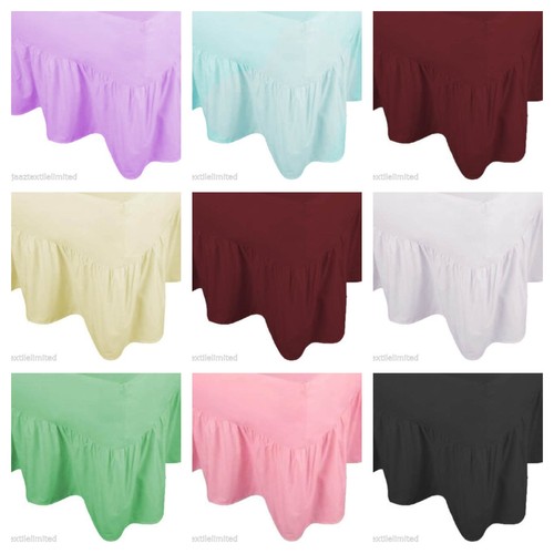 Plain dyed fitted valance - plain,
