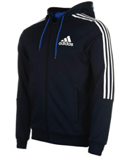 ADIDAS Mens Blue Hoodie Full