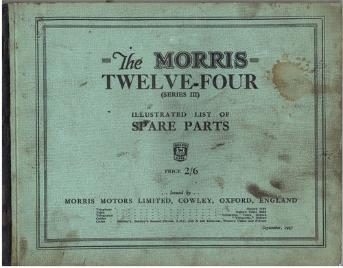 Morris twelve four - morris, series