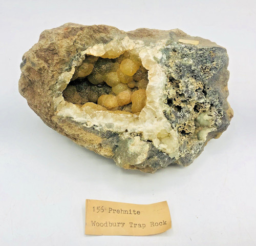 Large natural lb prehnite - 2+,