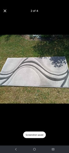Dunelm mirage rug charcoal - rug,