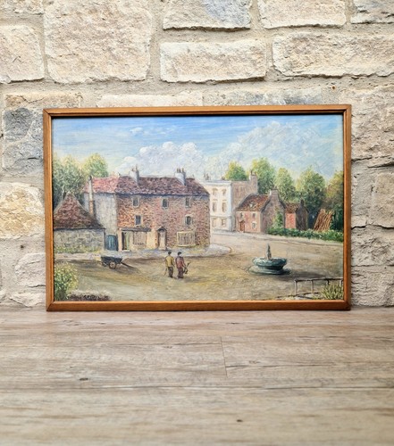 Vintage hampshire oil - hampshire, on