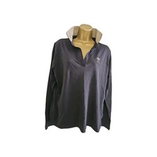 Kingsland Equestrian Navy Long Sleeve Polo Shirt Size X-Large 