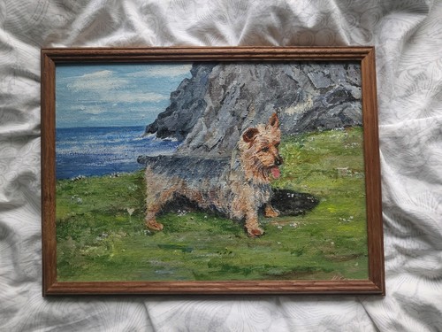 Ooak oil painting framed - framed, of
