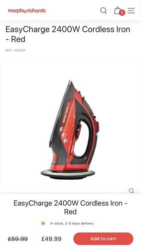 Morphy richards easy charge - morphy,