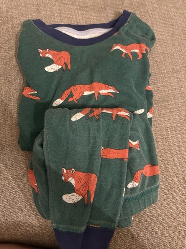 Mini boden fox print - print, pajamas
