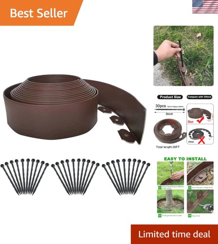 Elegant brown landscape edging - elegant,