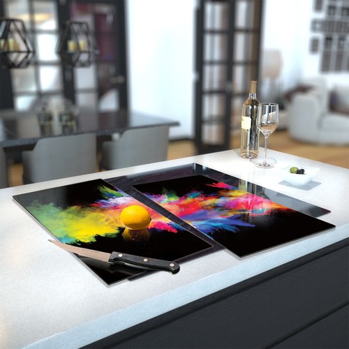Glass hob cover - glass,