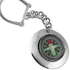 Compass Key Ring 925