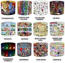 Superhero Comic Strip Books Lampshades Ceiling Lights Pendant shades Table Lamps