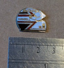 Nigel Mansell F1 Helmet Enamel