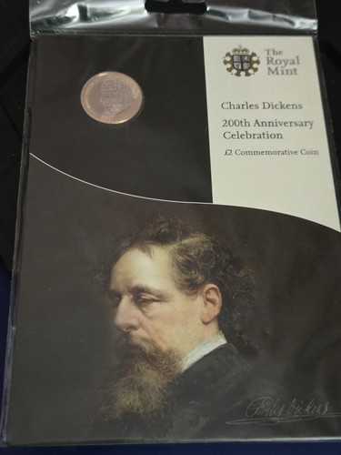 2012 charles dickens coin - dickens,