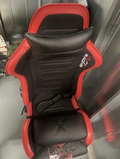 X ROCKER Chicane Racing Seat Cockpit Gaming Chair Driving Simulation - BLACK