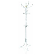 White Metal Crystal Coat Hat