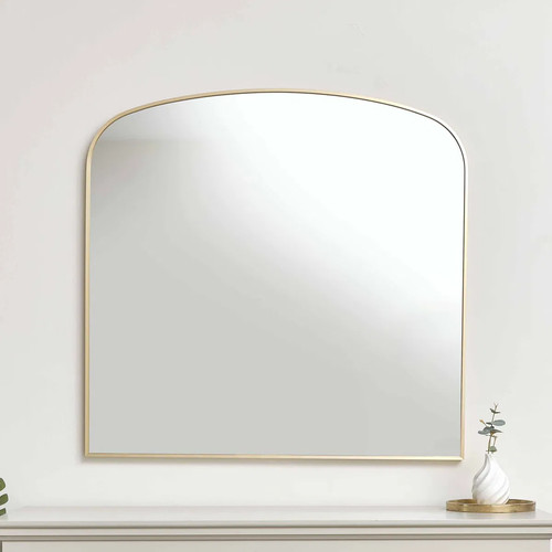Large gold framed arched wall - arched,