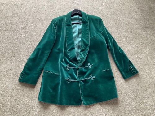 Hackett green velvet smoking - green,