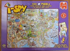 I-SPY PUZZLE WITH SPY CARDS JV HAASTEREN 1000 PIECE JUMBO JIGSAW PUZZLE PRELOVE