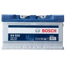 S4 110 Car Battery 12V 80Ah 740cca L315 x W175 x H175 0/1 B13 4 Year Bosch S4010
