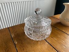Vintage Chrystal Glass Sugar
