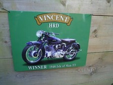 VINCENT HRD Metal Sign Picture