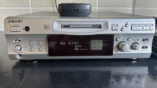 Sony mds s707 minidisc deck - minidisc,