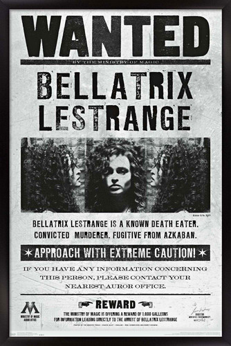 Wanted poster bellatrix - wanted,