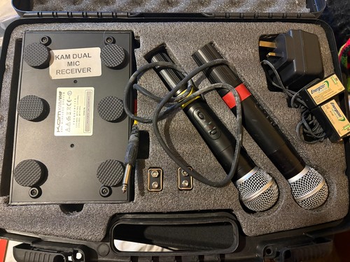 Kam kwm11 vhf dual wireless - kam,