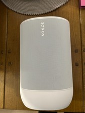 Sonos Move 2 Bluetooth & Wi-Fi Wireless Portable Speaker - White