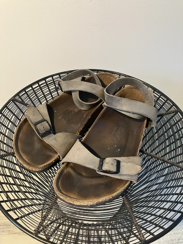 Birkenstock yara gray leather - birkenstock,