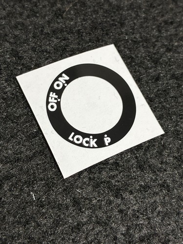 Yamaha ignition sticker lock - yamaha,