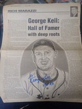 George Kell HOF signed 2000