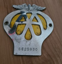 Vintage AA Car Badge