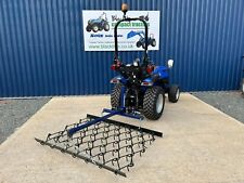 BEACO UK MADE 6FT MOUNTED "3" WAY GRASS CHAIN HARROWS FOR ANY COMPACT TRACTOR