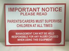 A3 safety Sign foamex sign