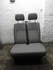 2008 VW TRANSPORTER T28 SWB PBV T5 2.5TDI MK5 FRONT LEFT SIDE HALF LEATHER SEATS