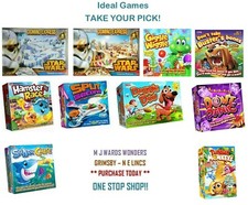 Ideal Games - Domino Express/Split Second/Hamster Race/Doggie Doo Game & More